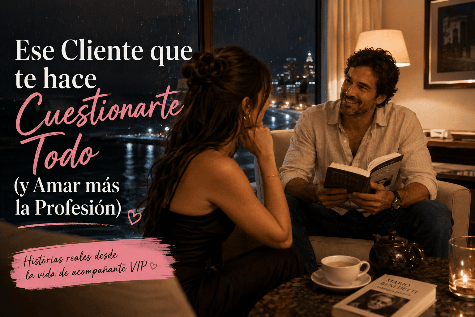 La noche que un cliente me recordó por qué amo ser acompañante VIP